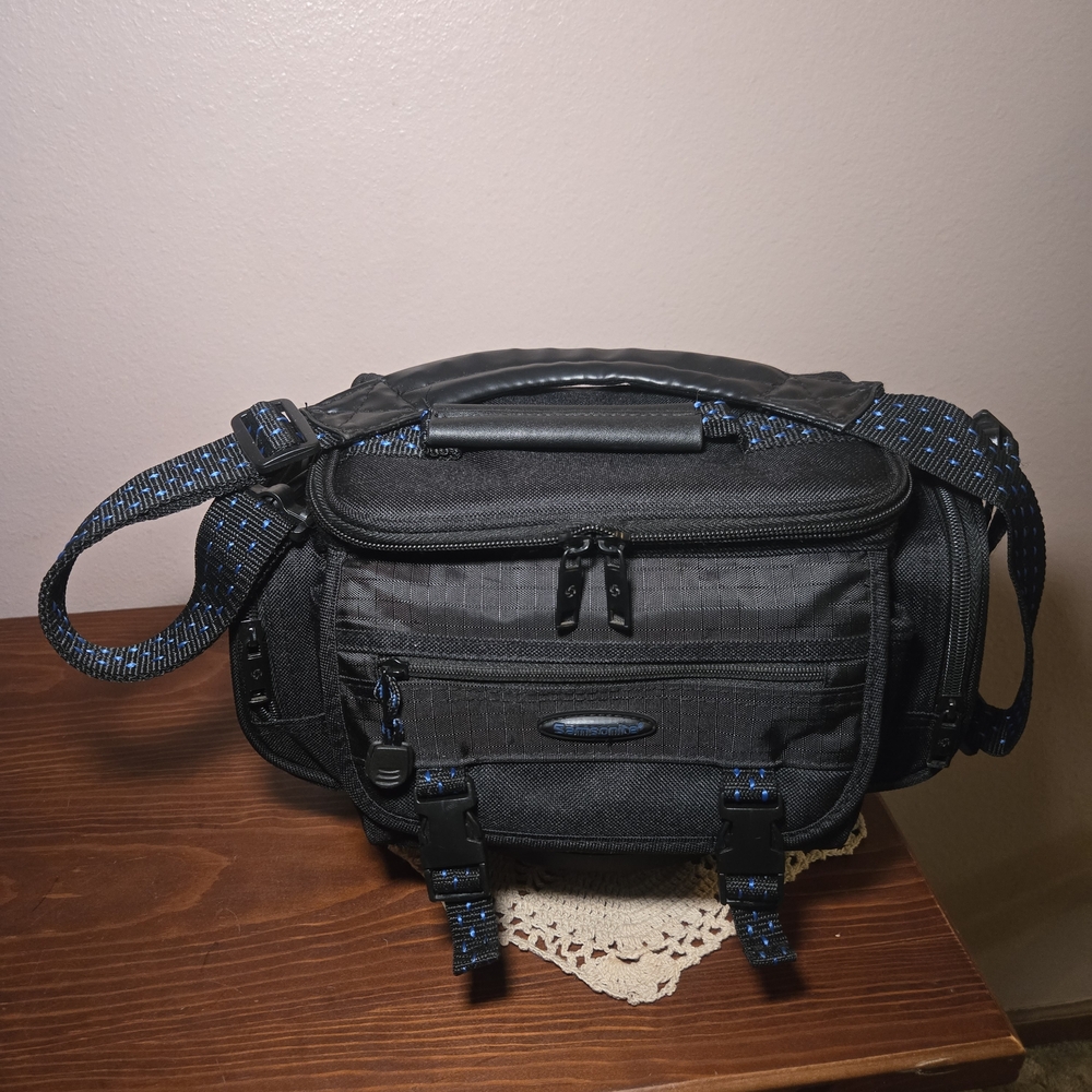 Samsonite Black and Blue Camera Bag